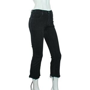 DENIM X Alexander Wang Crop frayed Jeans Women's Size 24